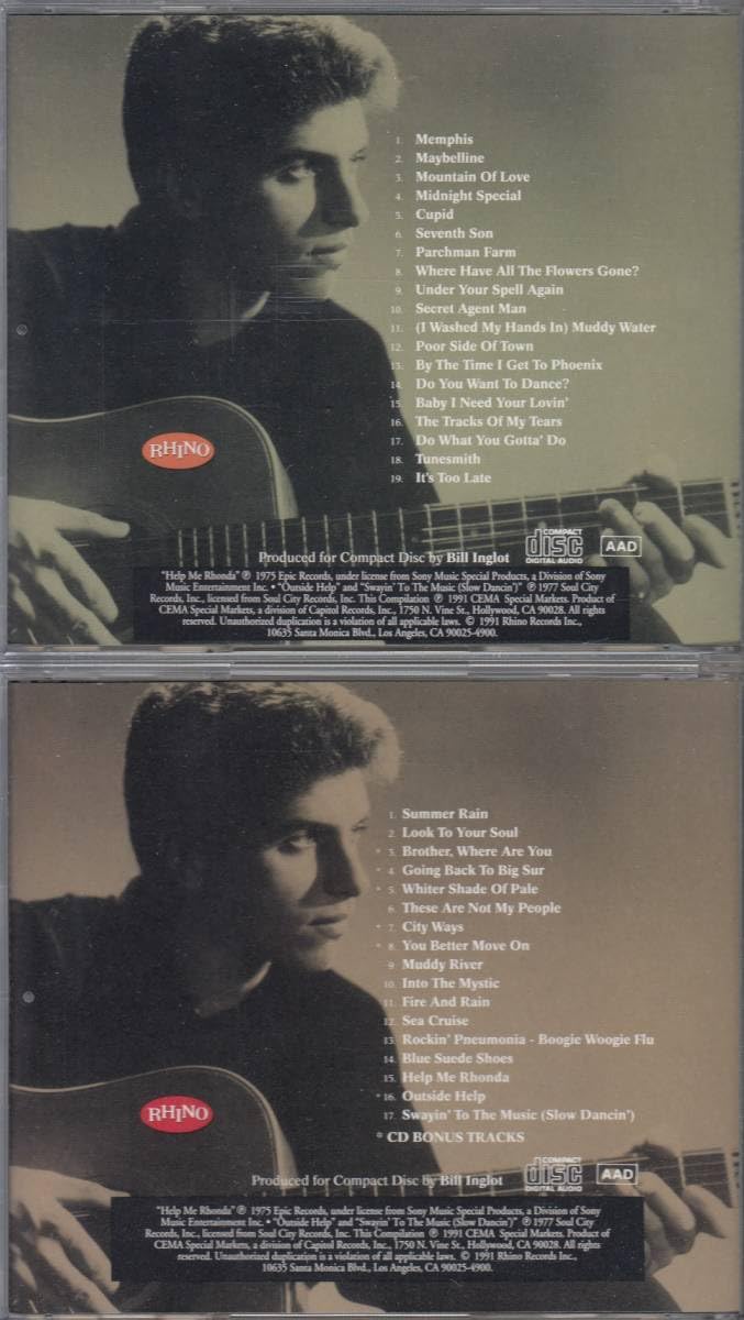 Amazon.co.jp: Johnny Rivers Anthology 1964-1977 2CD Standard